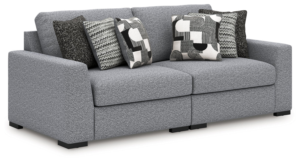 Mega Furniture - Ashley Furniture - Bealton Sectional - RAF 2-Piece Sectional / Salt and Pepper - 61305S1