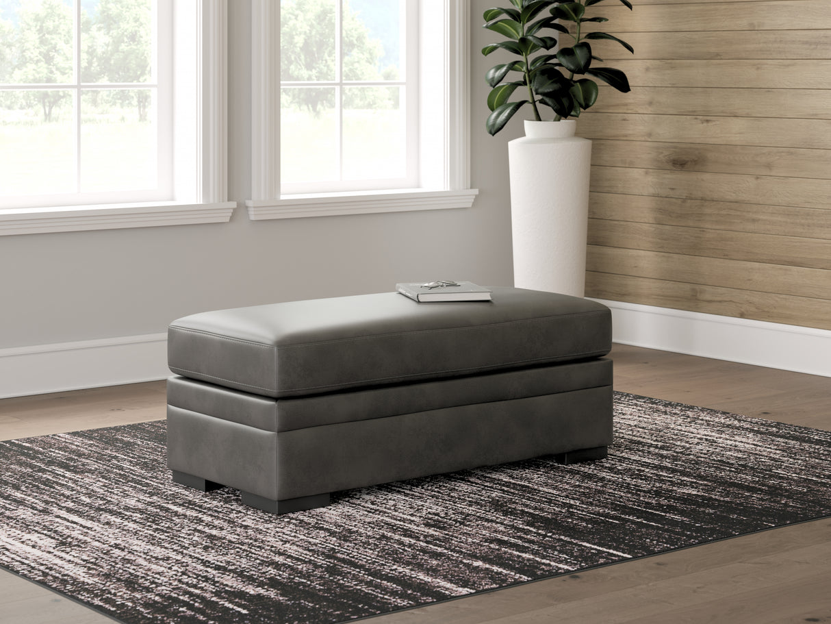 Mega Furniture - Ashley Furniture - Lofton-Pike Living Room - Oversized Accent Ottoman / Shadow - PC6161008