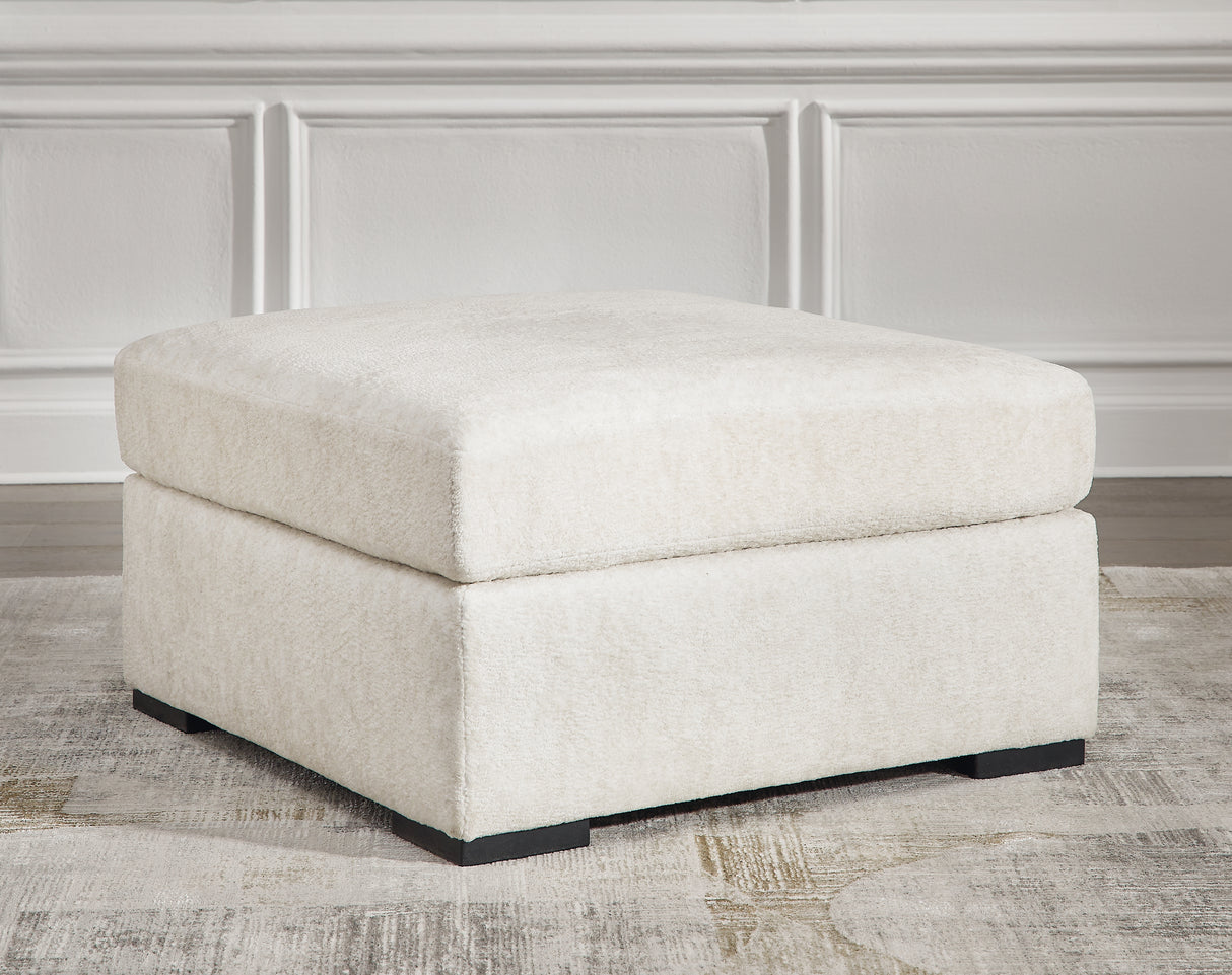 Mega Furniture - Ashley Furniture - Chessington Living Room - Oversized Accent Ottoman / Ivory - 6190408