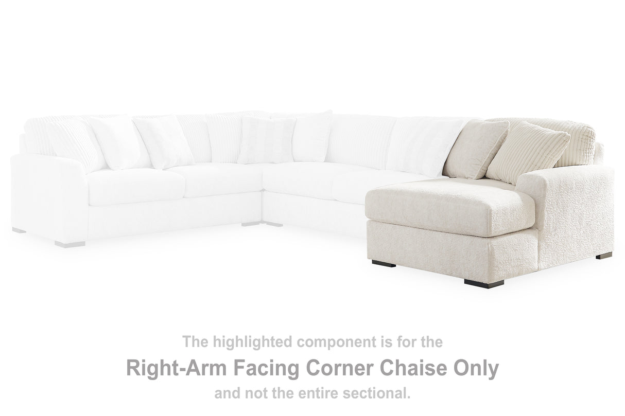 Mega Furniture - Ashley Furniture - Chessington Sectional - RAF Corner Chaise / Ivory - 6190417