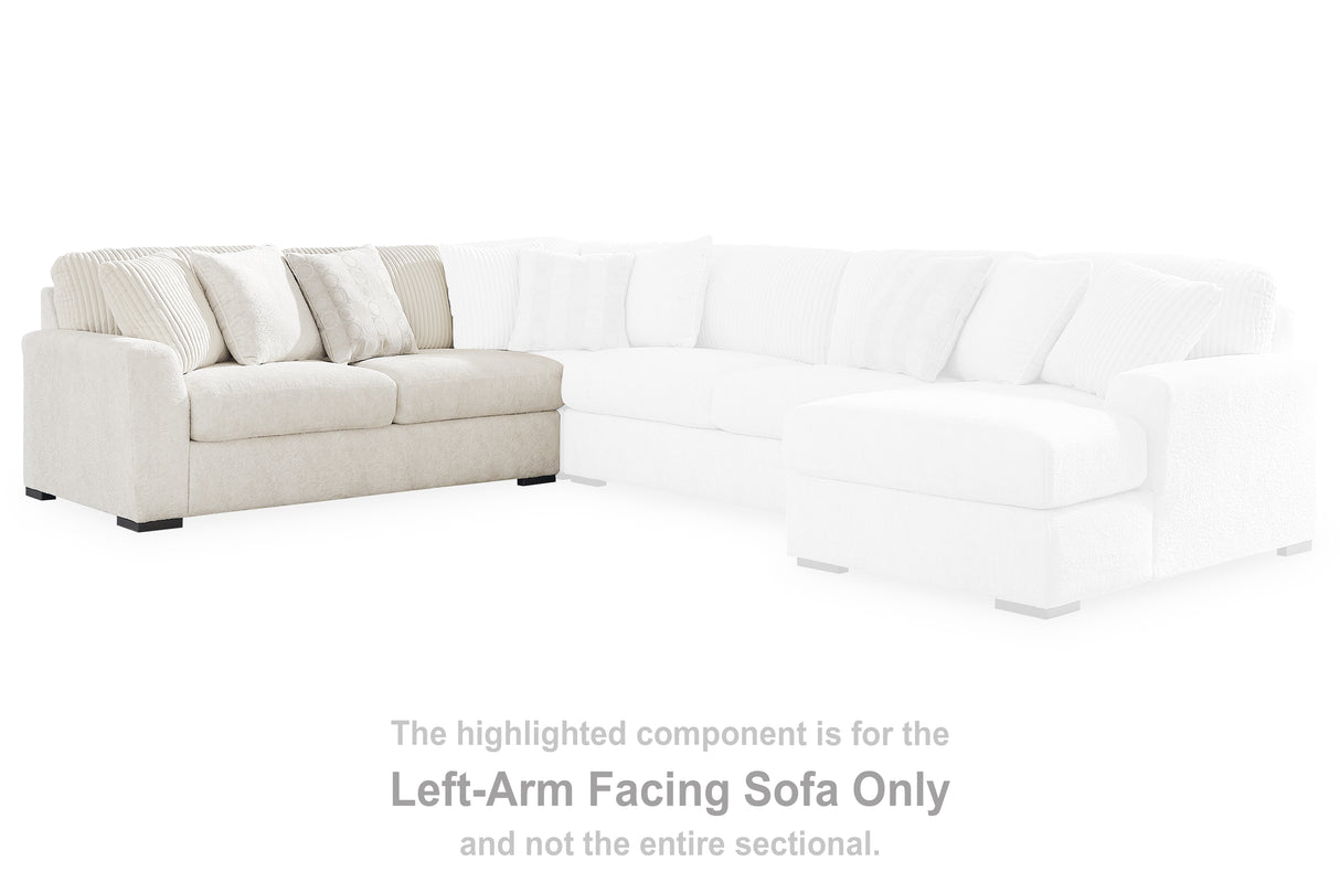 Mega Furniture - Ashley Furniture - Chessington Sectional - LAF Sofa / Ivory - 6190466