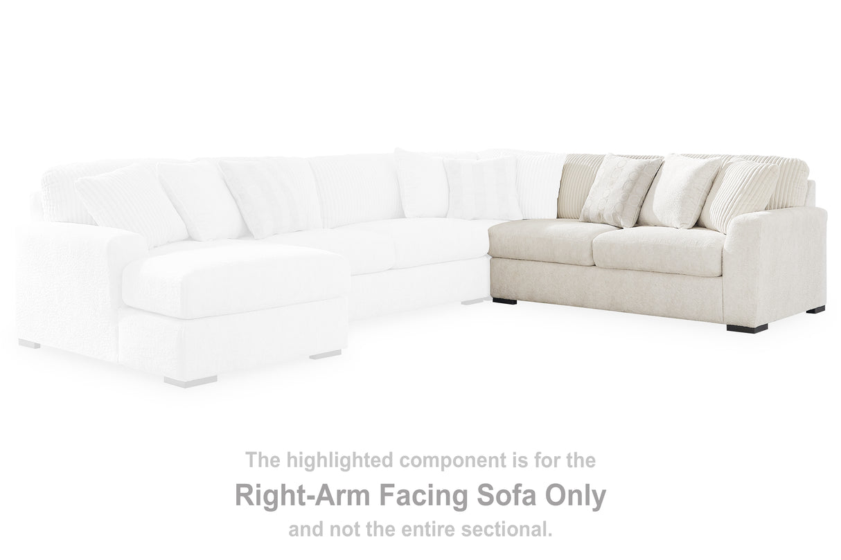 Mega Furniture - Ashley Furniture - Chessington Sectional - LAF 3-Piece Sectional / Ivory - 61904S5