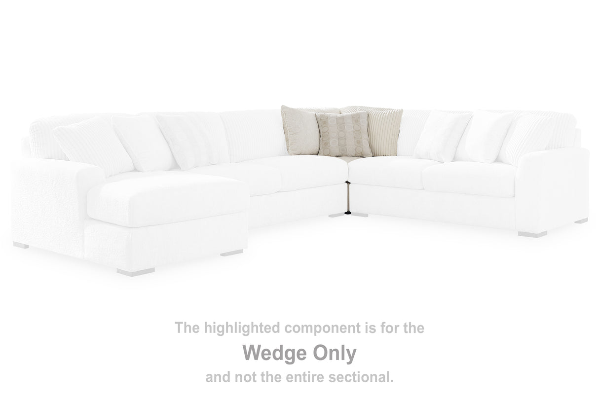 Mega Furniture - Ashley Furniture - Chessington Sectional - Wedge / Ivory - 6190477