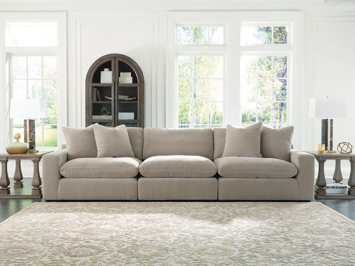 Mega Furniture - Ashley Furniture - Maxton Heights Sectional - RAF 3-Piece Sectional Sofa / Pebble - 67808S2