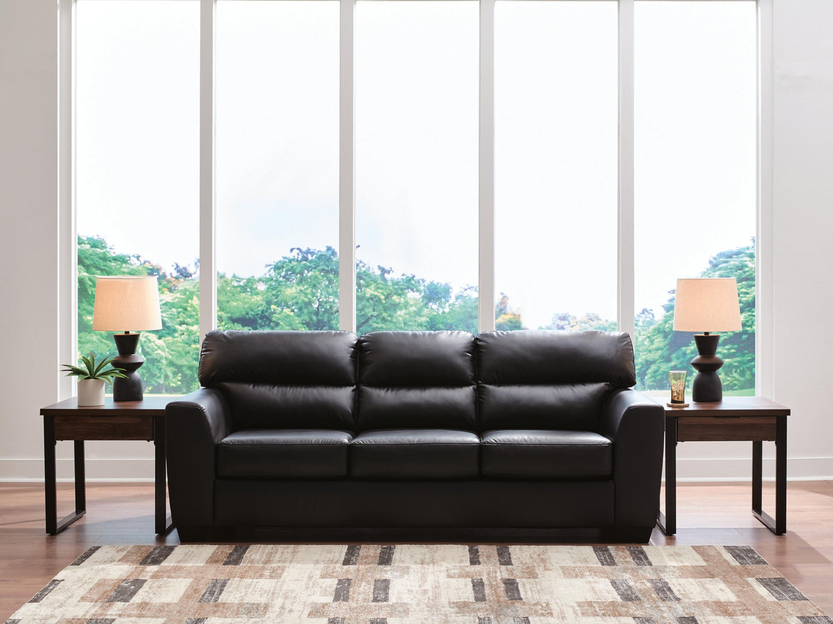 Mega Furniture - Ashley Furniture - Glennbre Living Room - Sofa / Midnight - PC6980438