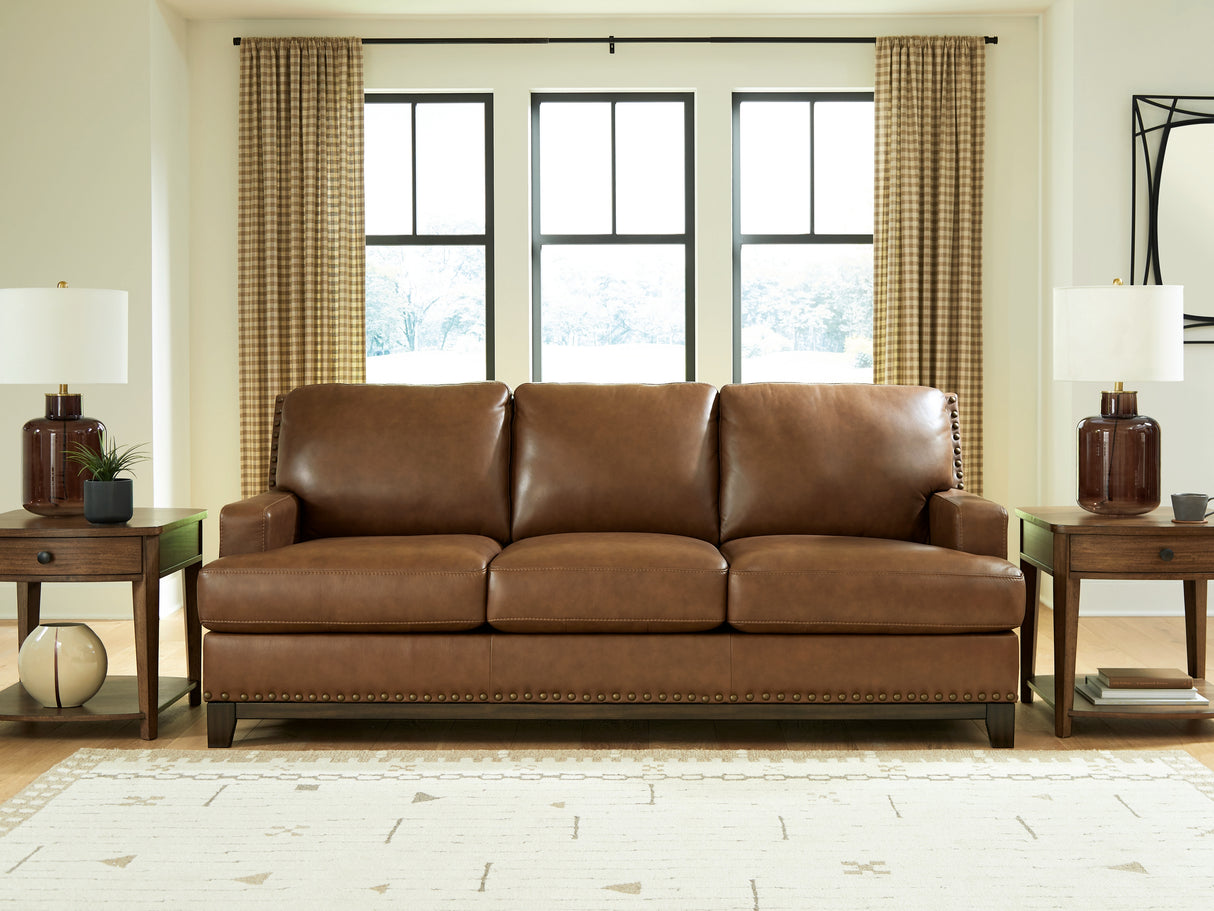 Mega Furniture - Ashley Furniture - Saonara Living Room - Sofa / Amber - PC7310938