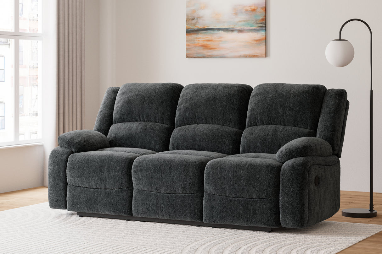 Mega Furniture - Ashley Furniture - Draycoll Living Room - Reclining Sofa / Slate - 7650488