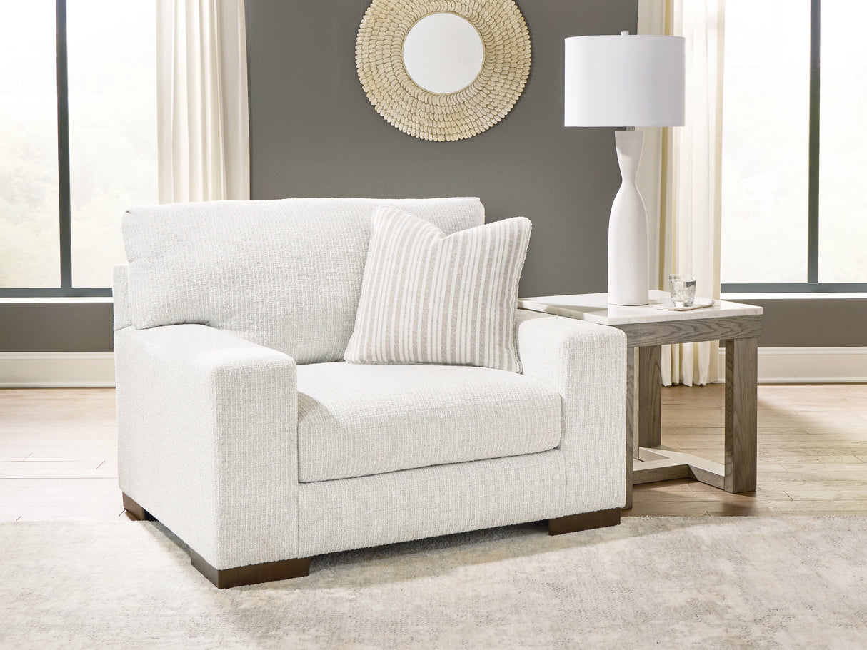 Mega Furniture - Ashley Furniture - Hartside Living Room - Chair and a Half / Frosted - 8010423