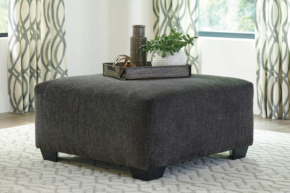 Mega Furniture - Ashley Furniture - Ballinasloe Living Room - Oversized Accent Ottoman / Smoke - 8070308