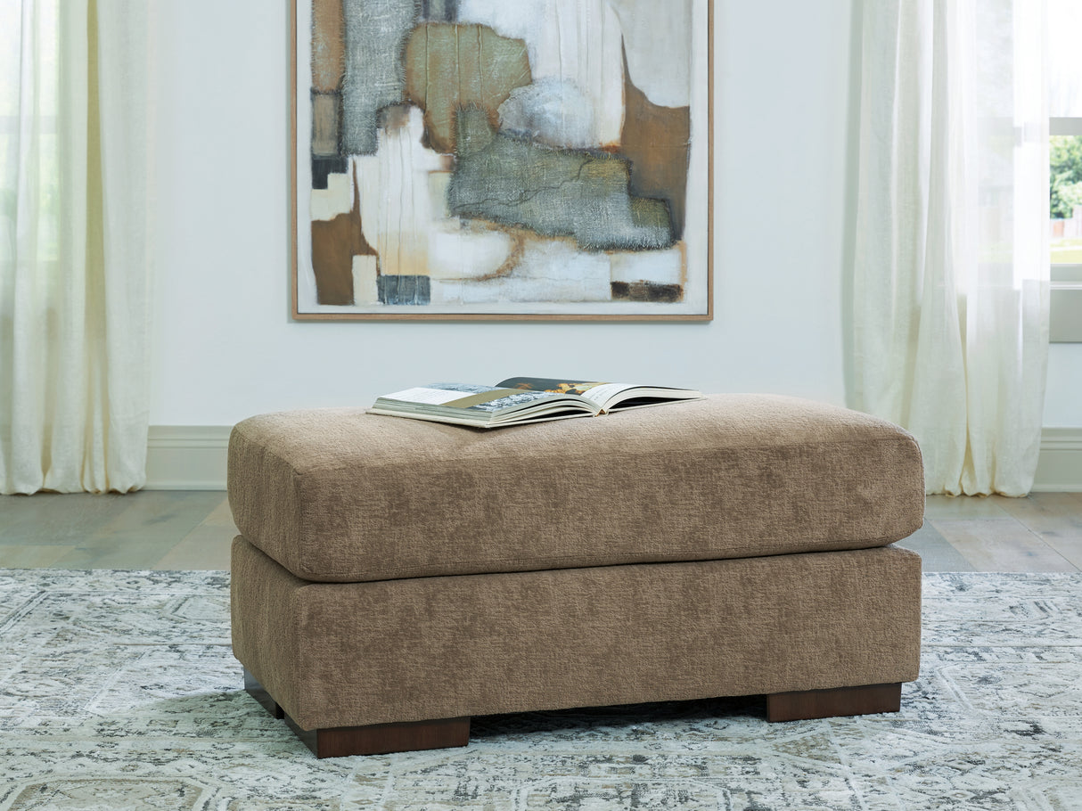 Mega Furniture - Ashley Furniture - Jayne Park Living Room - Ottoman / Pecan - PC8150514