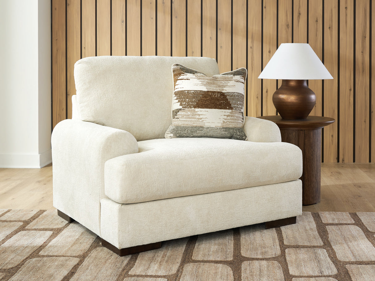 Mega Furniture - Ashley Furniture - Jayne Park Living Room - Chair and a Half / Sand - PC8150623