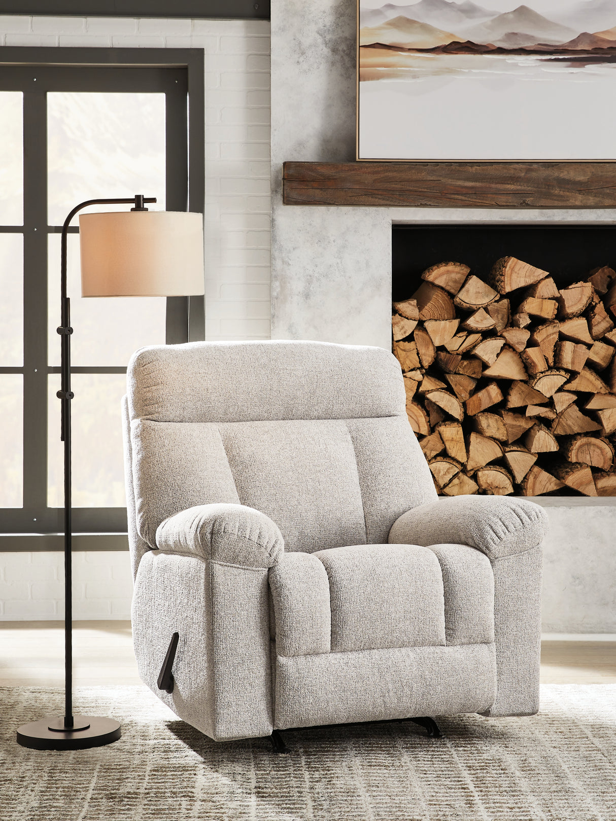 Mega Furniture - Ashley Furniture - Hoyne Park Living Room - Rocker Recliner - PC8281525
