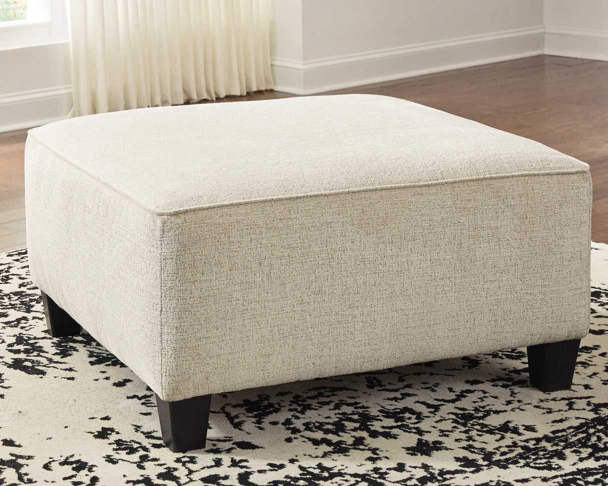 Mega Furniture - Ashley Furniture - Abinger Living Room - Oversized Accent Ottoman / Natural - 8390408