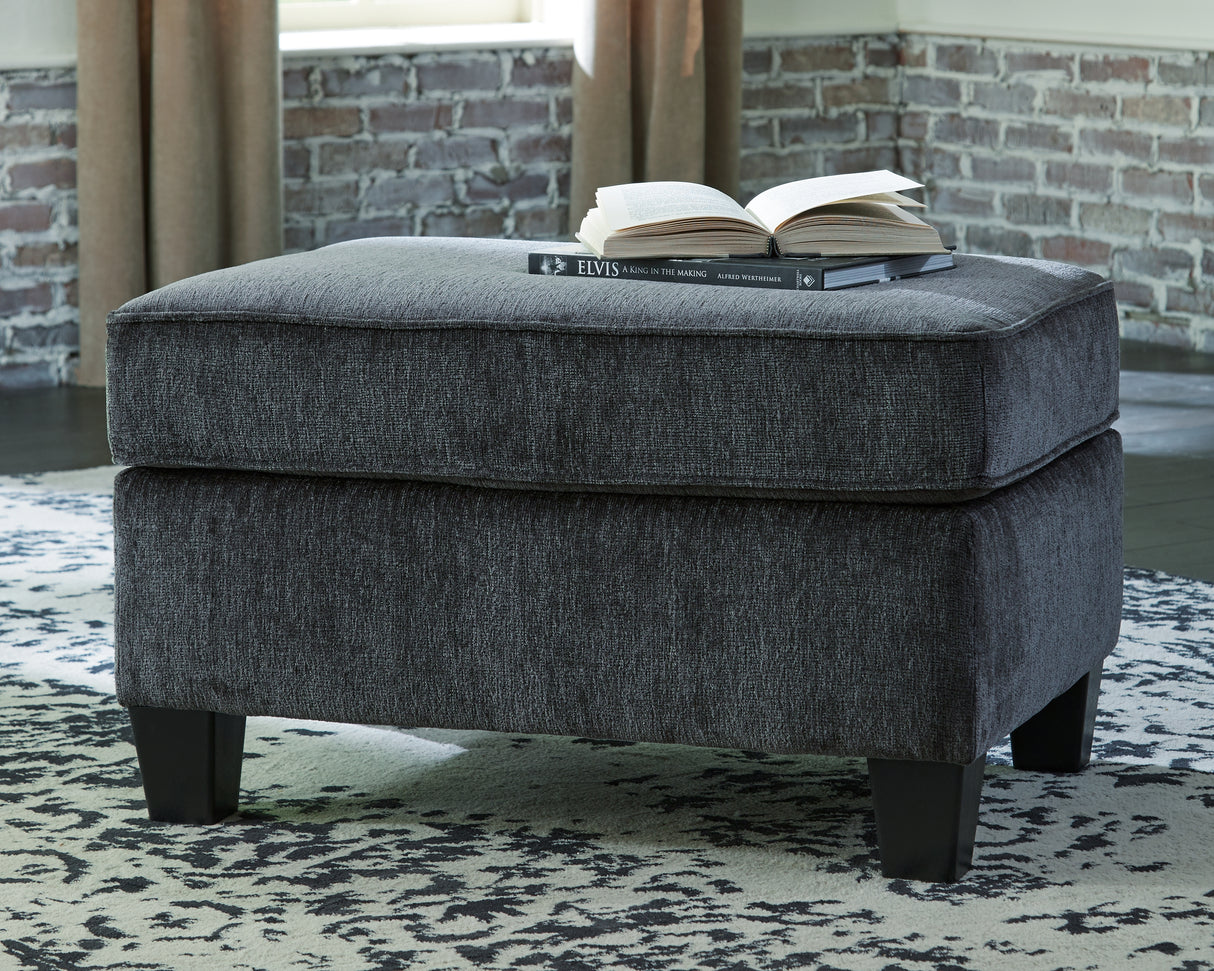 Mega Furniture - Ashley Furniture - Abinger Living Room - Ottoman / Smoke - 8390514