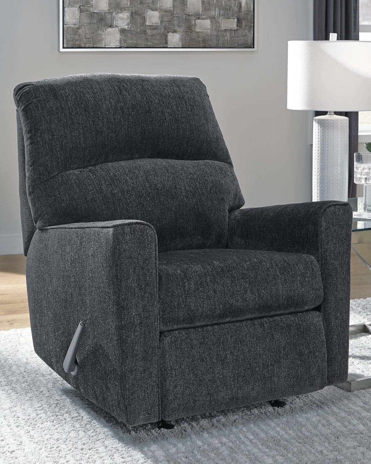 Mega Furniture - Ashley Furniture - Altari Living Room - Rocker Recliner / Slate - 8721325