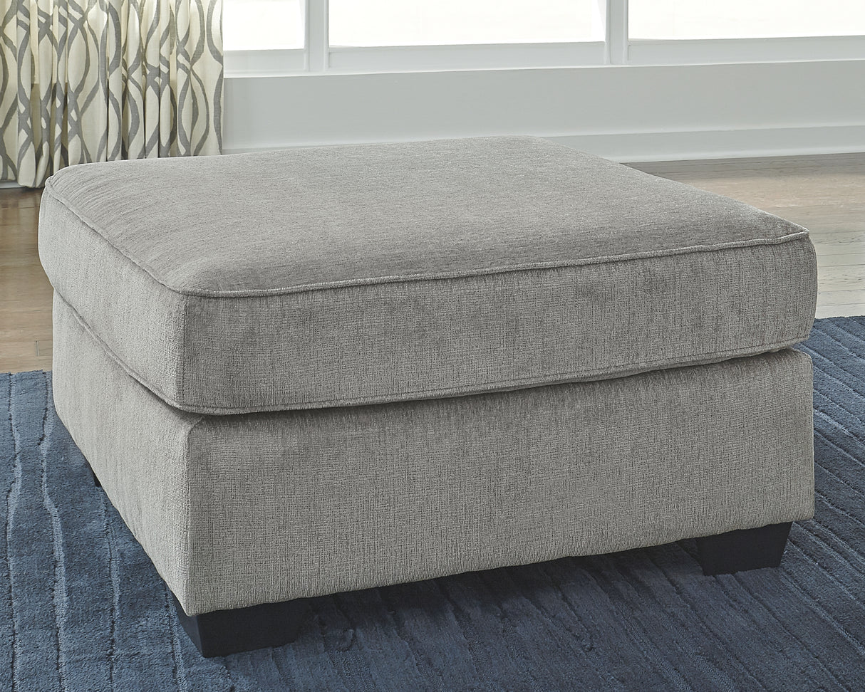 Mega Furniture - Ashley Furniture - Altari Living Room - Oversized Accent Ottoman / Alloy - 8721408