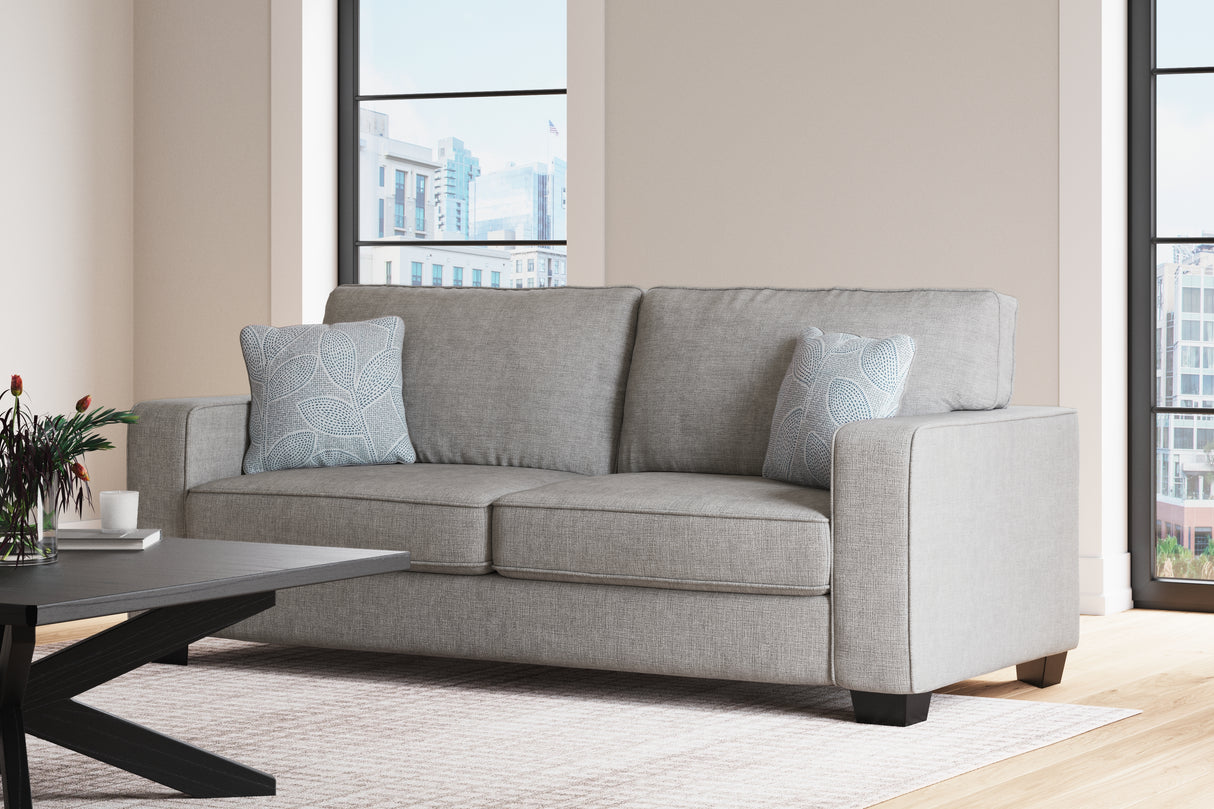 Mega Furniture - Ashley Furniture - Altari Living Room - Sofa / Alloy - 8721438