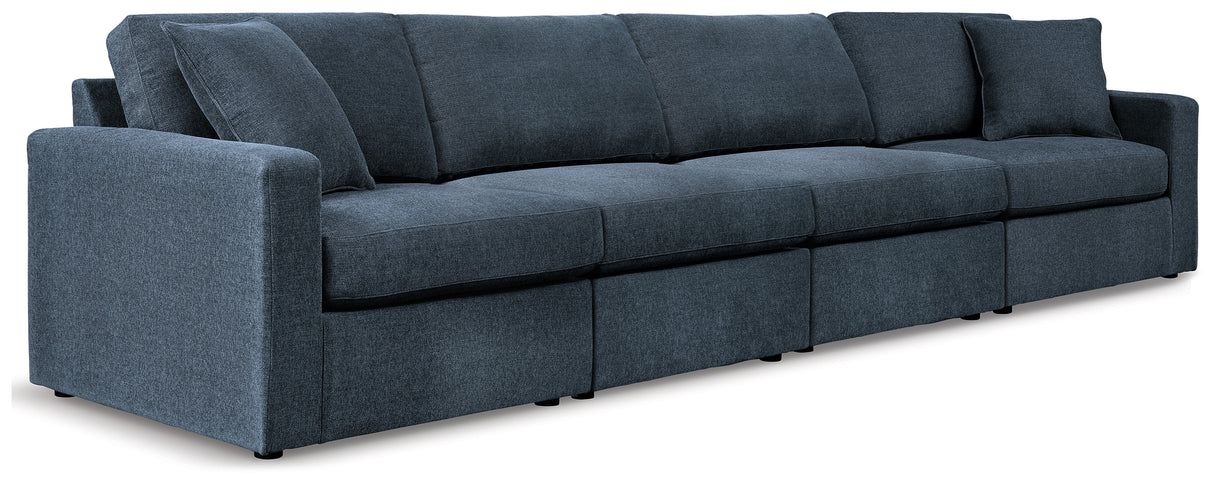 Mega Furniture - Ashley Furniture - Modmax Sectional - RAF 4-Piece Sectional / Ink - 92101S10