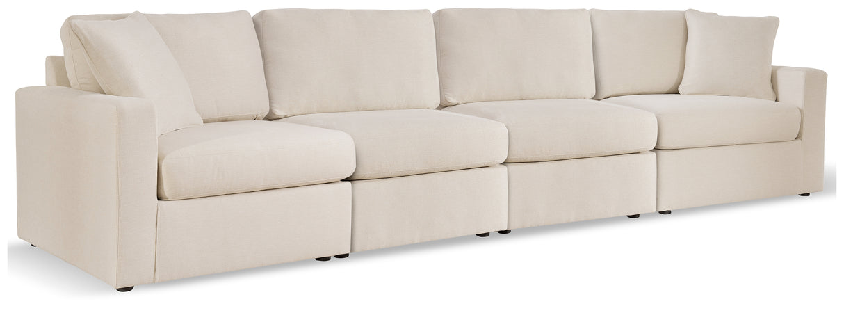Mega Furniture - Ashley Furniture - Modmax Sectional - RAF 4-Piece Sectional / Oyster - 92103S10