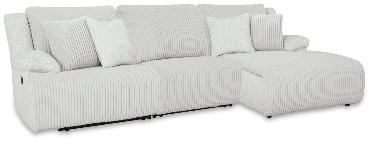 Mega Furniture - Ashley Furniture - Top Tier Sectional - 3-Piece Sectional Chofa / Alloy - 92706S10