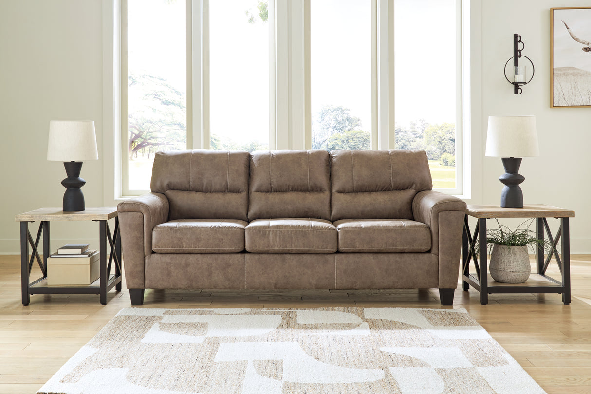 Mega Furniture - Ashley Furniture - Navi Living Room - Sofa / Fossil - 9400438