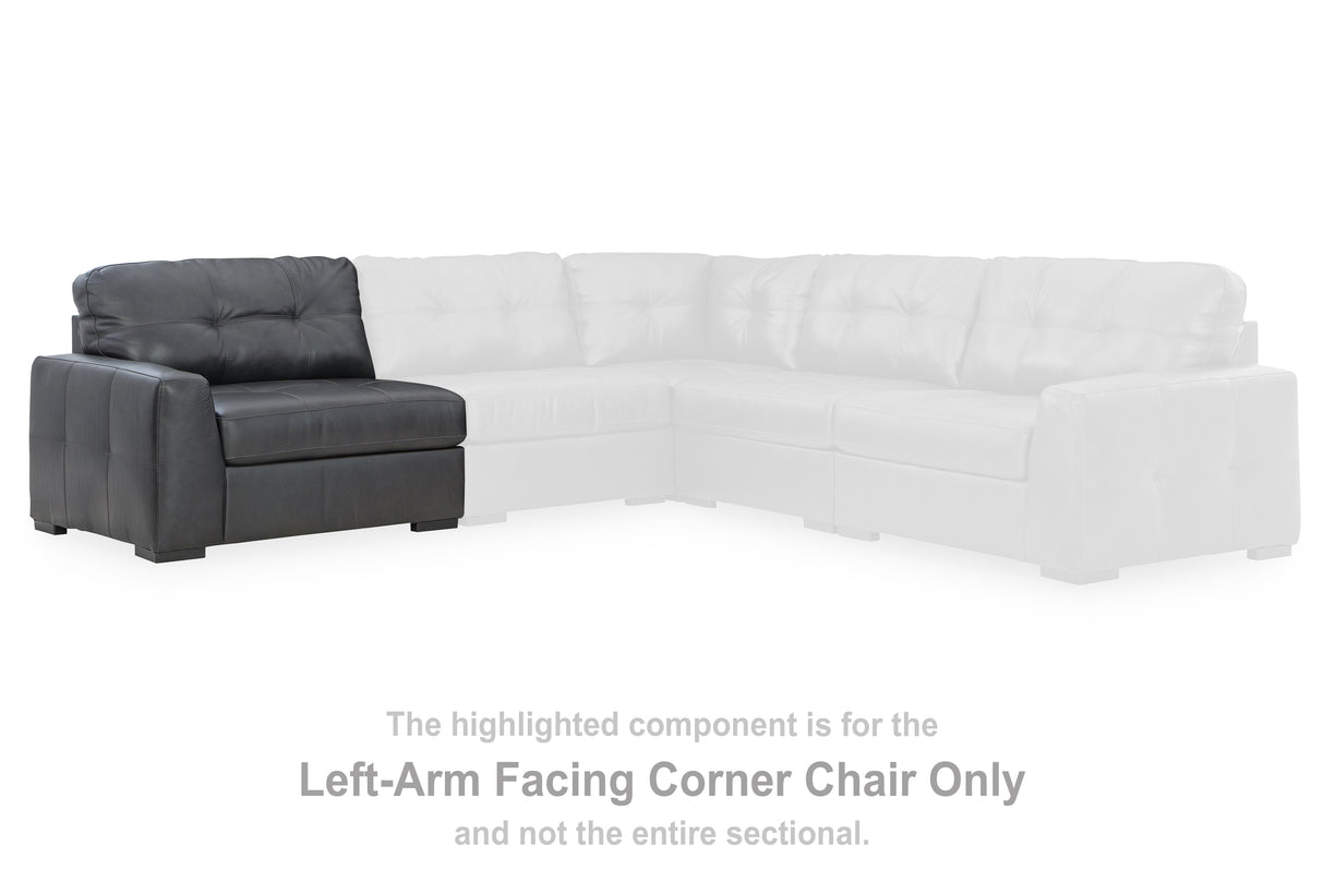 Mega Furniture - Ashley Furniture - Brindley Pier Sectional - LAF Corner Chair / Fog - 9950364