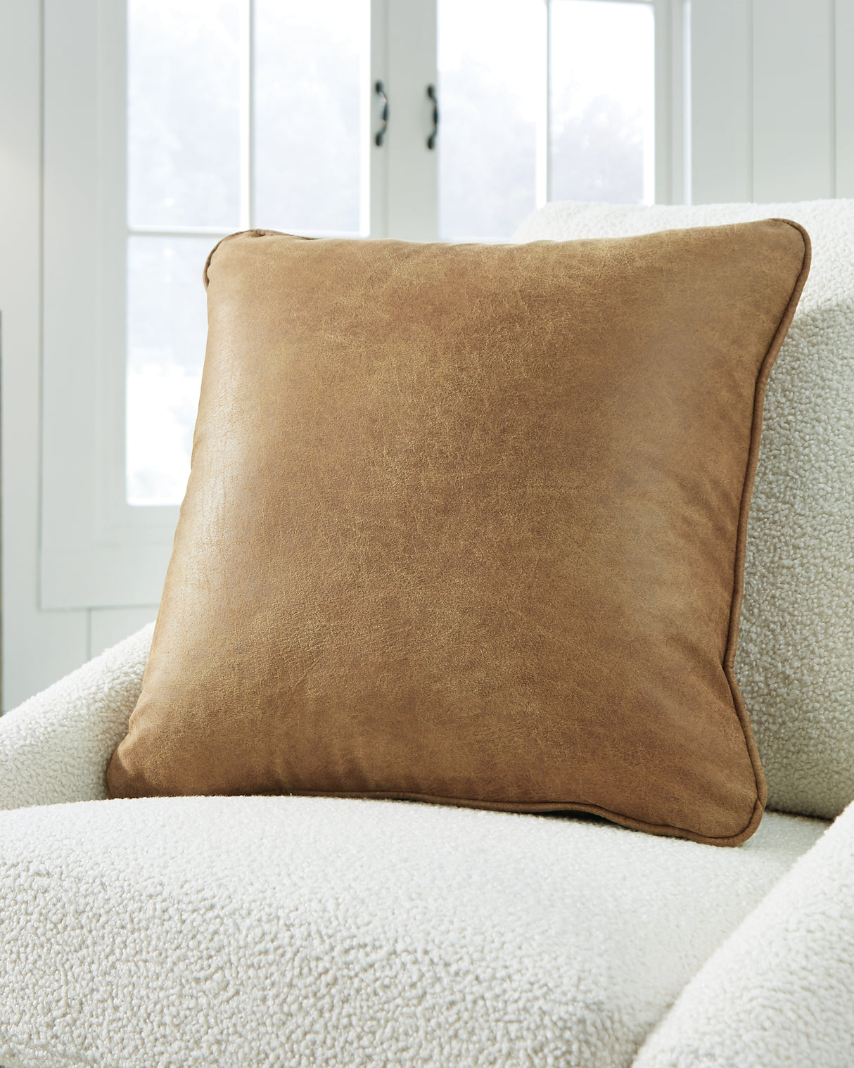 Mega Furniture - Ashley Furniture - Cortnie Pillows - Pillow (4/CS) / Caramel - A1000953