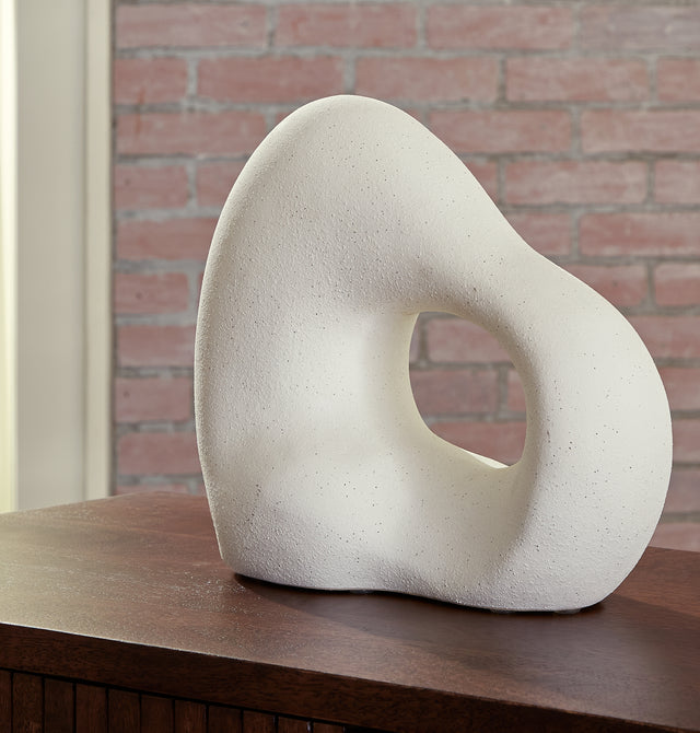 Mega Furniture - Ashley Furniture - Arthrow Sculpture - Sculpture / Off White - A2000649