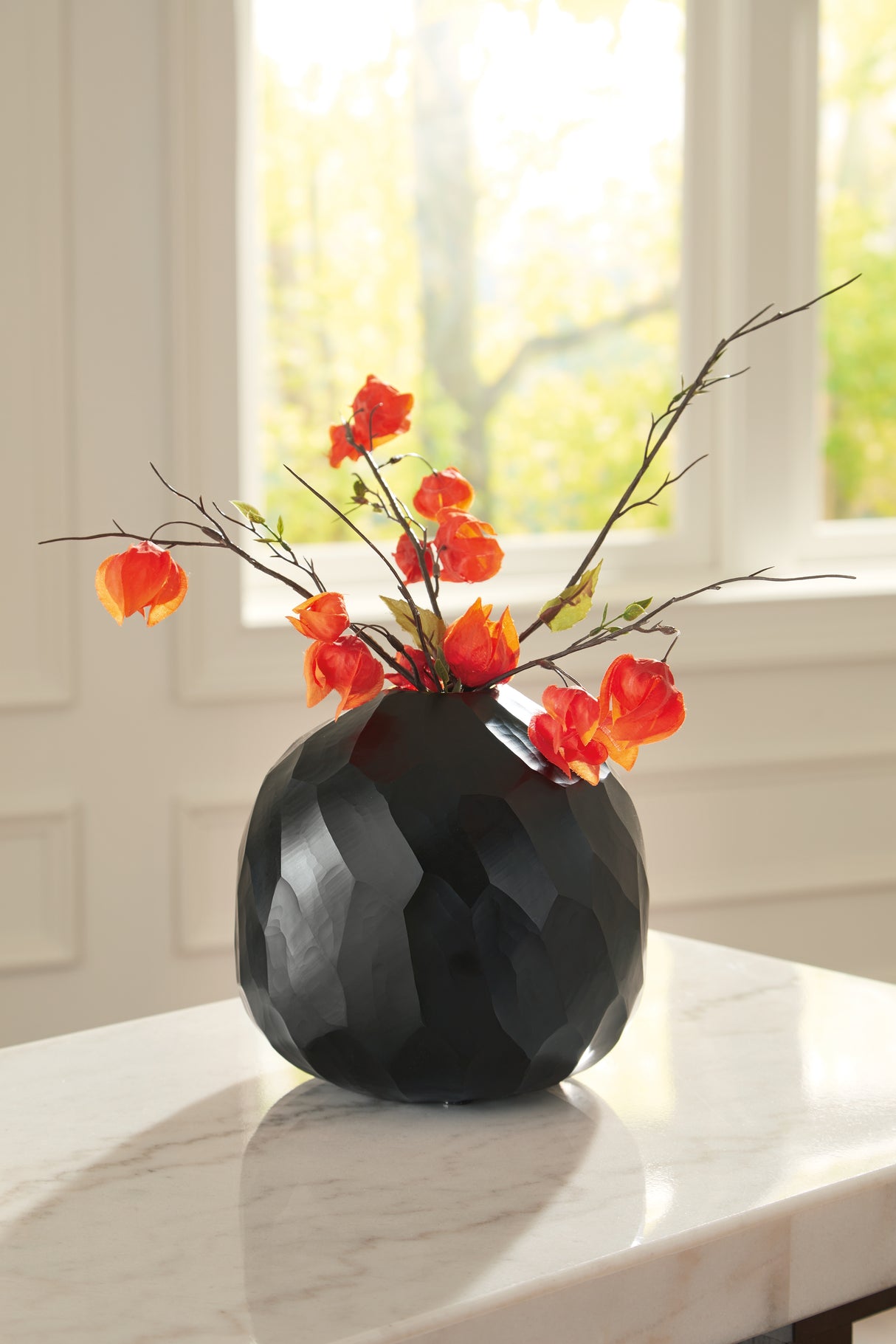 Mega Furniture - Ashley Furniture - Ryanford Vase - Vase / Black - A2000717