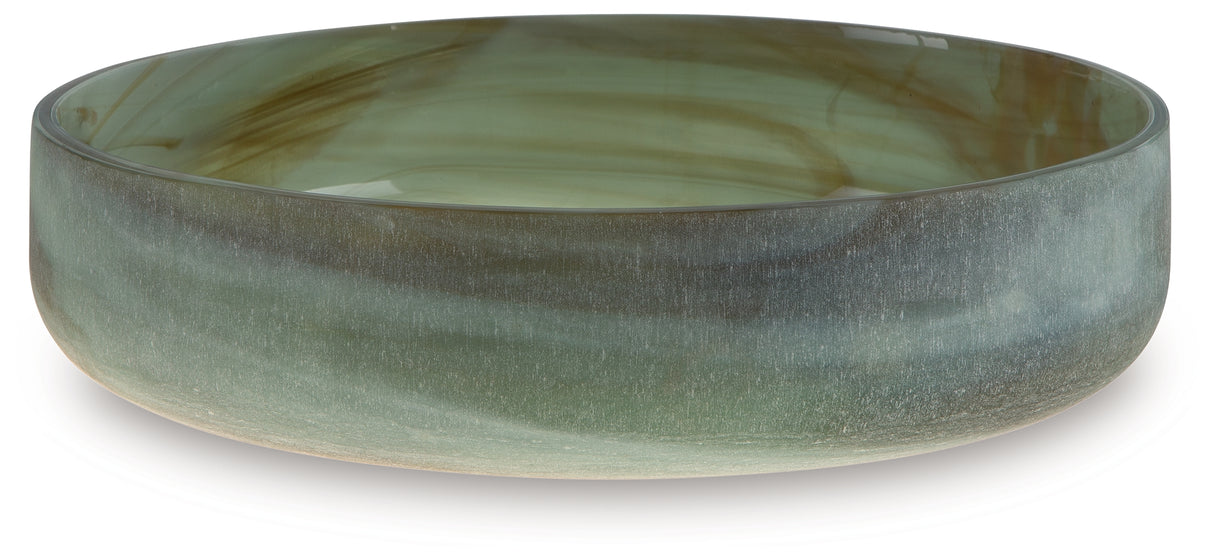 Mega Furniture - Ashley Furniture - Bannington Bowl - Bowl / Sage Green - A2000719