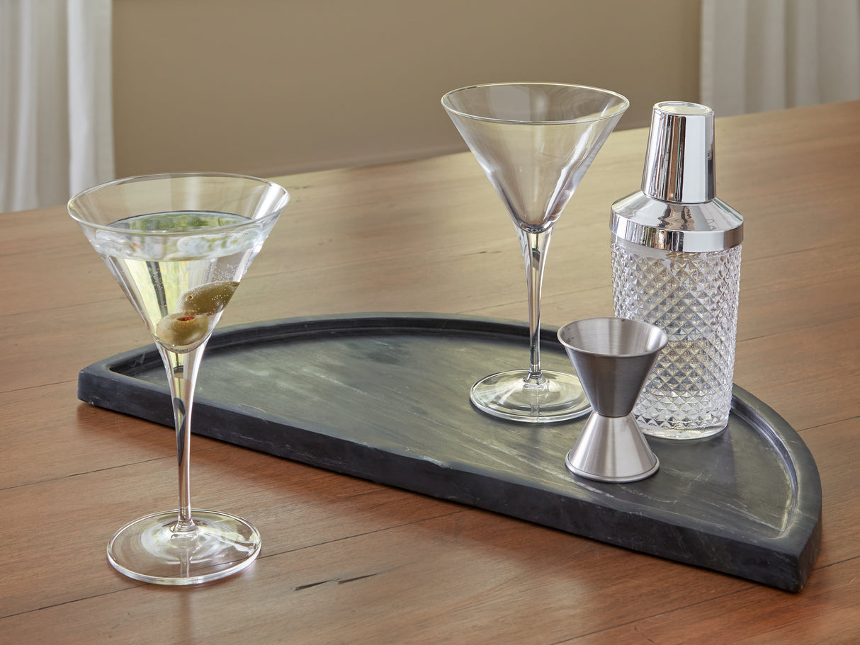 Mega Furniture - Ashley Furniture - Cortsen Tray - Tray / Black - A2000793