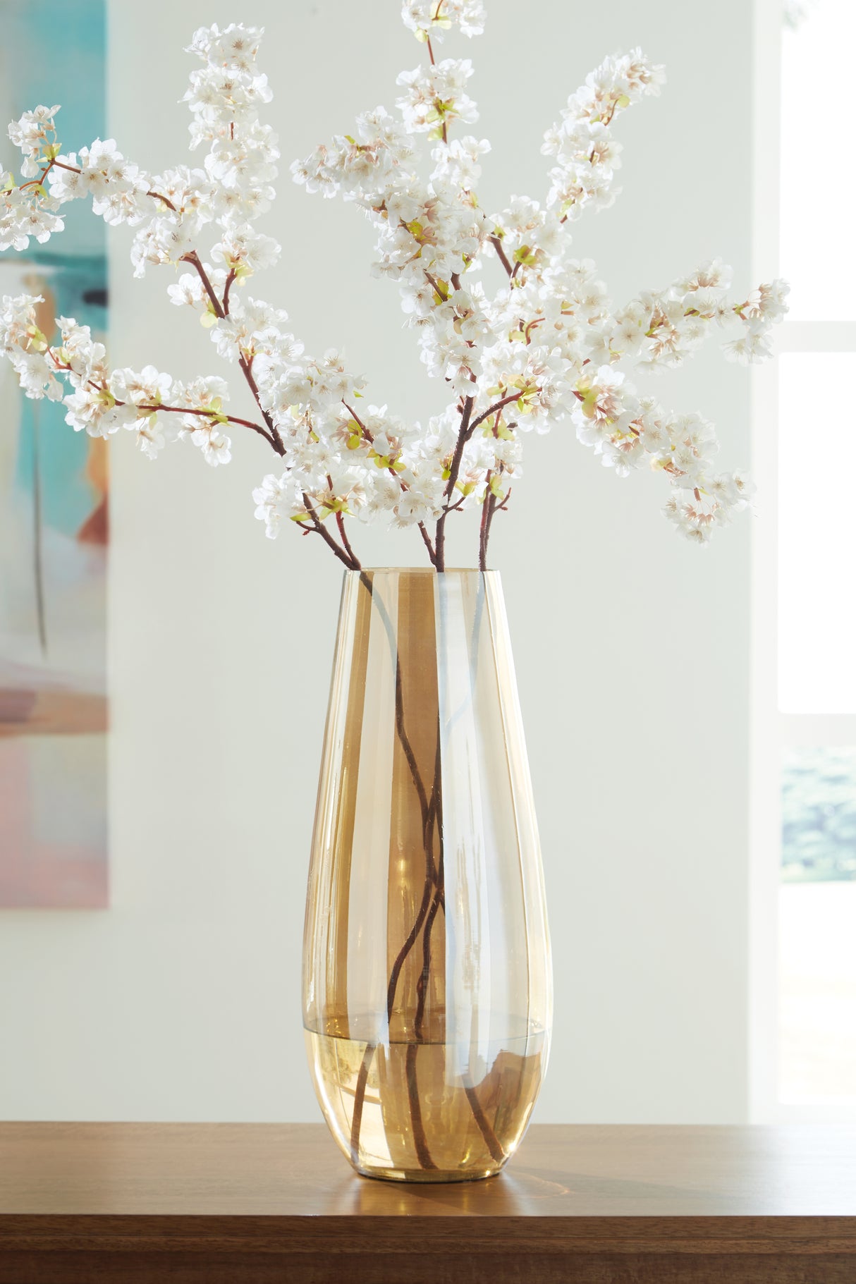 Mega Furniture - Ashley Furniture - Rhettman Vase - Vase / Amber - A2900006