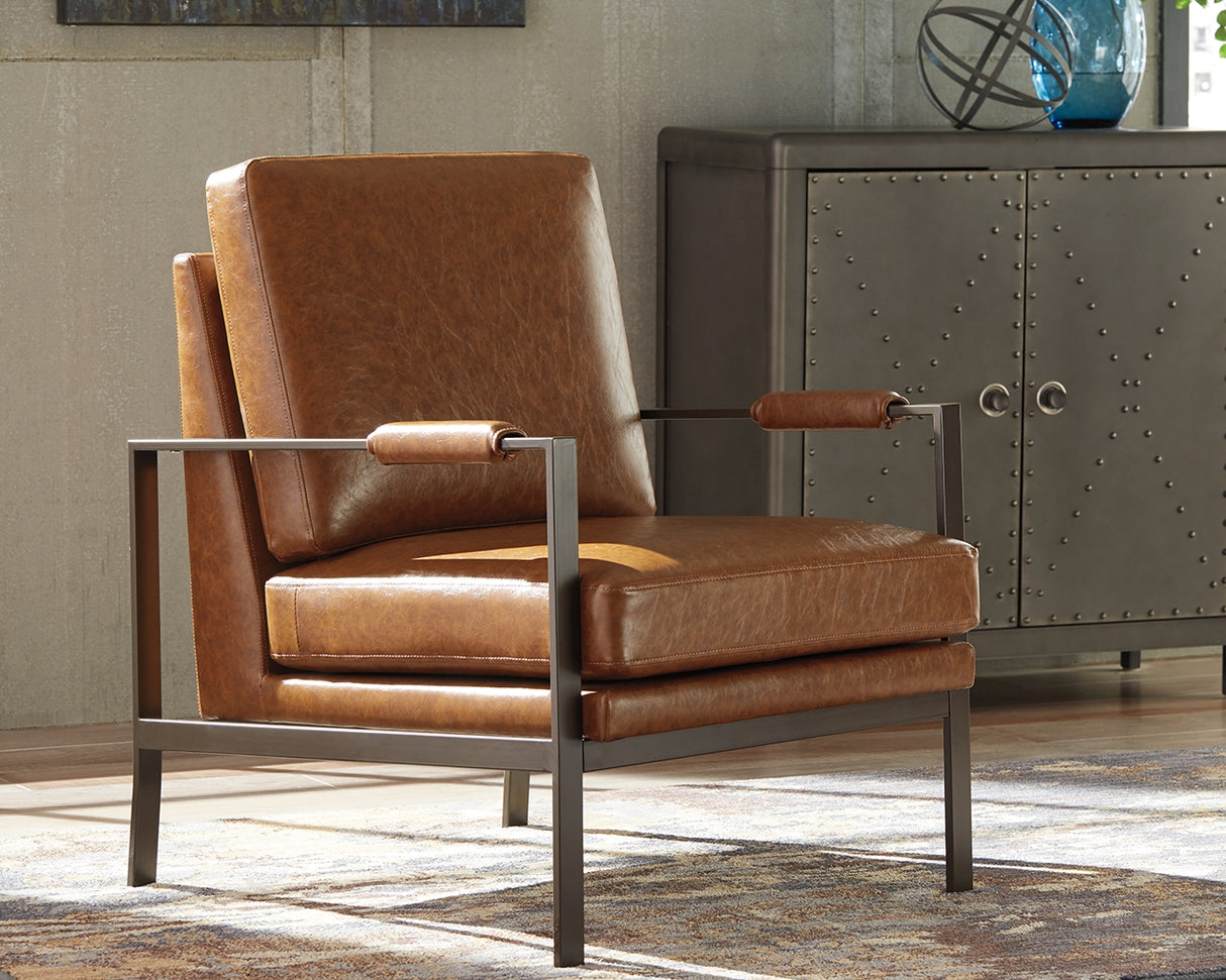 Mega Furniture - Ashley Furniture - Peacemaker Accent Chair - Accent Chair / Brown - A3000029