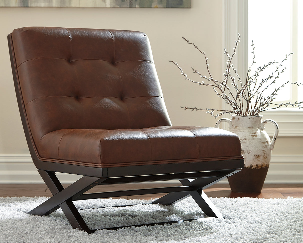 Mega Furniture - Ashley Furniture - Sidewinder Accent Chair - Accent Chair / Brown - A3000031