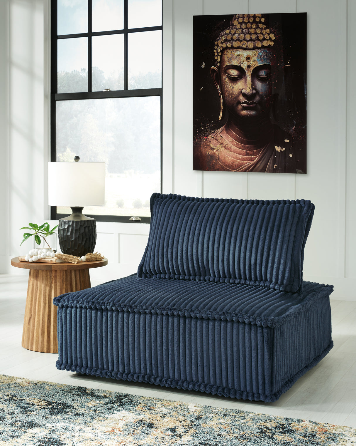 Mega Furniture - Ashley Furniture - Bales Accent Chair - Accent Chair / Navy - A3000662