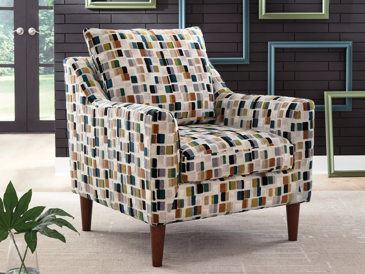 Mega Furniture - Ashley Furniture - Fenna Accent Chair - Accent Chair / Multi - A3000749