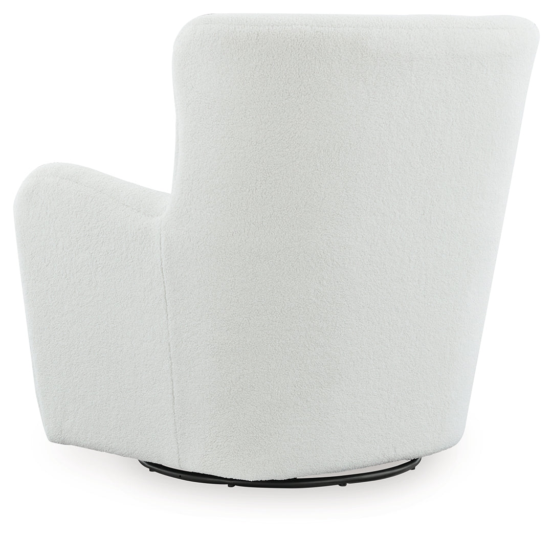 Rowenburg Swivel Glider Accent Chair