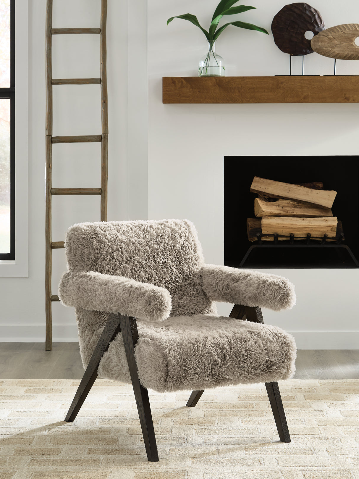 Mega Furniture - Ashley Furniture - Goda Accent Chair - Accent Chair / Mocha - A3000811
