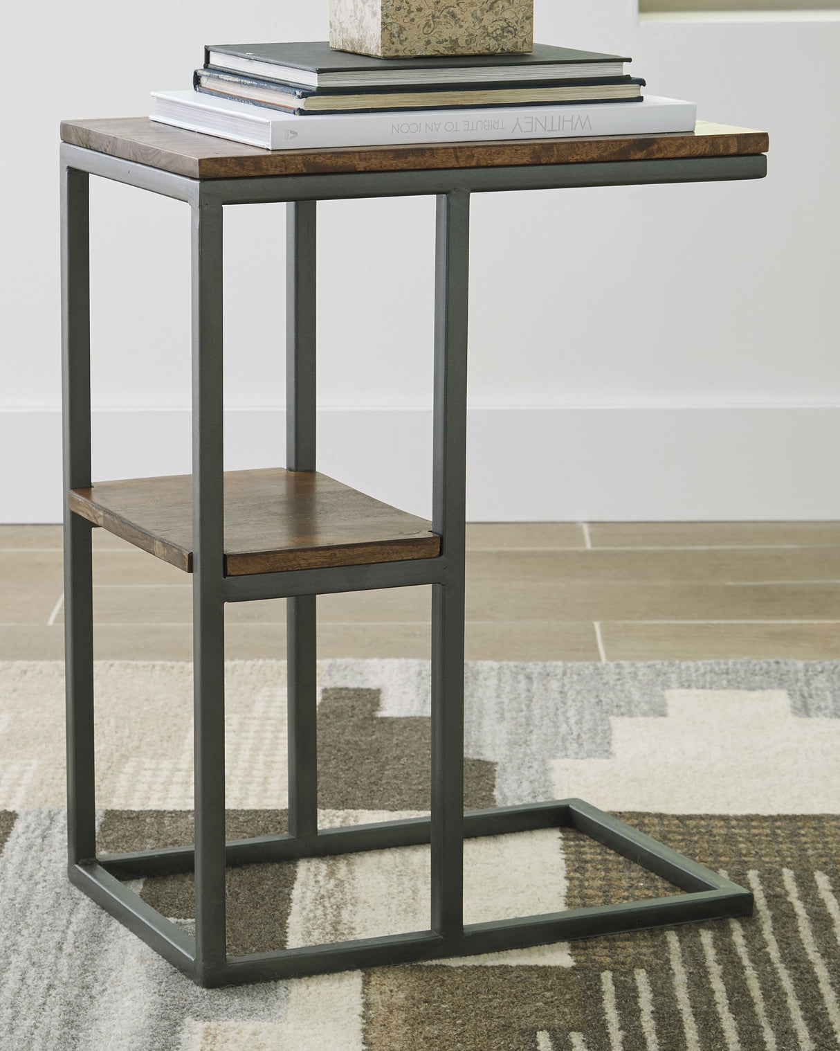 Mega Furniture - Ashley Furniture - Forestmin Accent Table - Accent Table / Natural/Black - A4000049