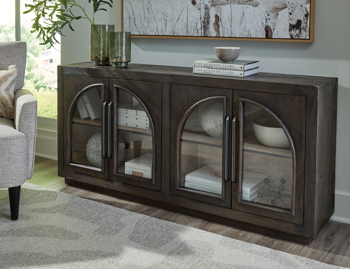 Mega Furniture - Ashley Furniture - Dreley Accent Cabinet - Accent Cabinet / Grayish Brown - A4000586