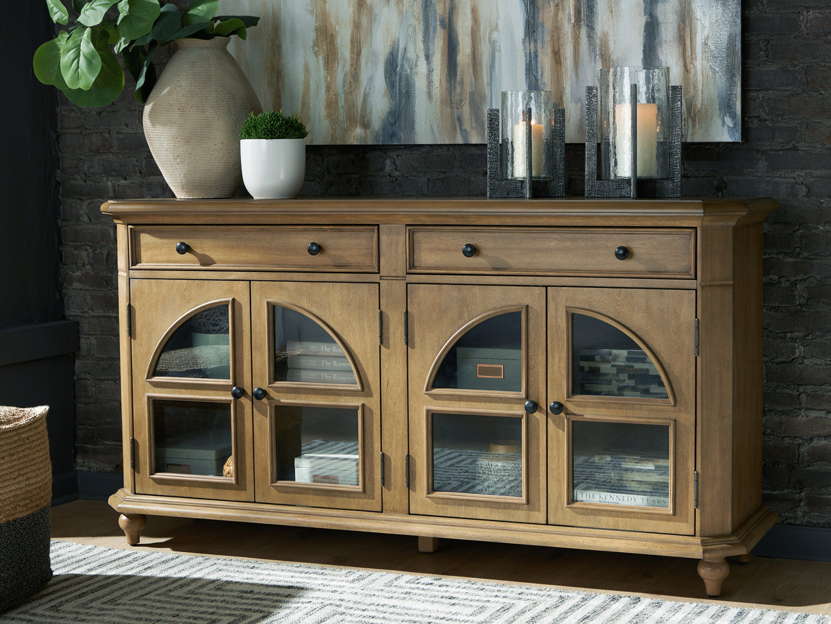 Mega Furniture - Ashley Furniture - Barlomore Accent Cabinet - Accent Cabinet / Brown - A4000597