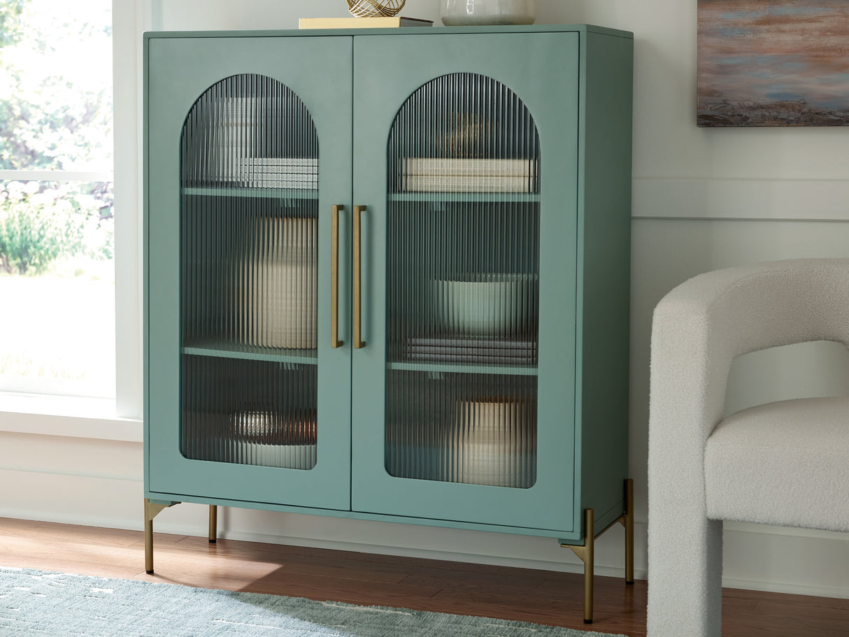 Mega Furniture - Ashley Furniture - Adwen Accent Cabinet - Accent Cabinet / Light Green - A4000665