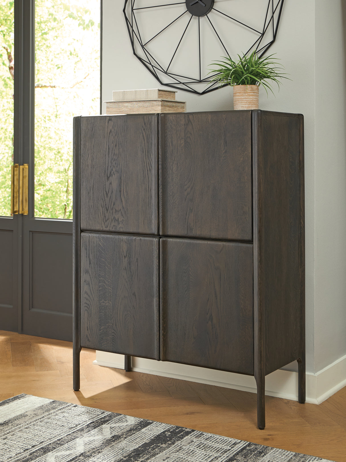 Mega Furniture - Ashley Furniture - Orsonal Accent Cabinet - Accent Cabinet / Espresso Brown - A4000686