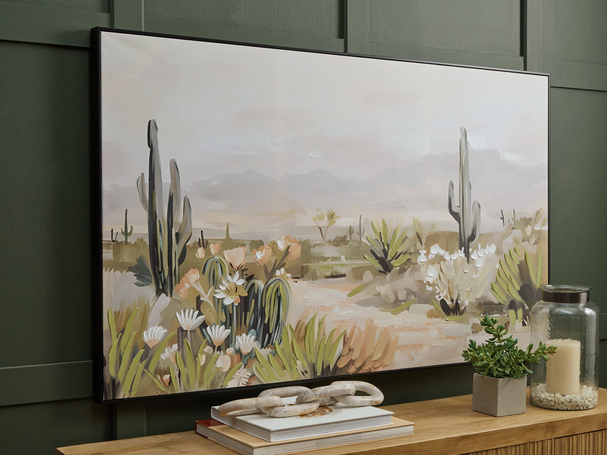 Mega Furniture - Ashley Furniture - Sidworth Wall Decor - Wall Art / Green/Beige/Gray - A8000480