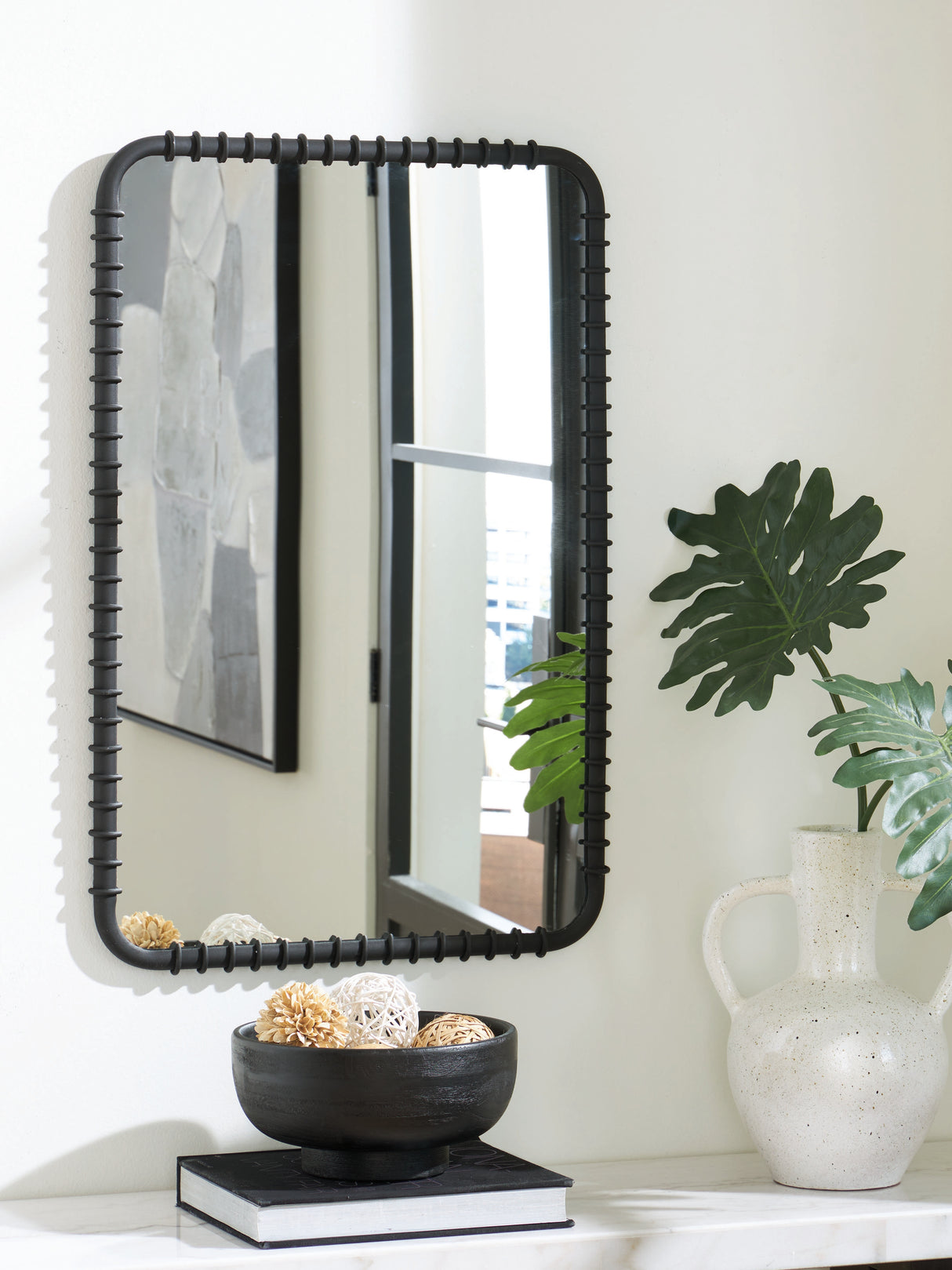 Mega Furniture - Ashley Furniture - Judlow Mirror - Accent Mirror / Black - A8010419