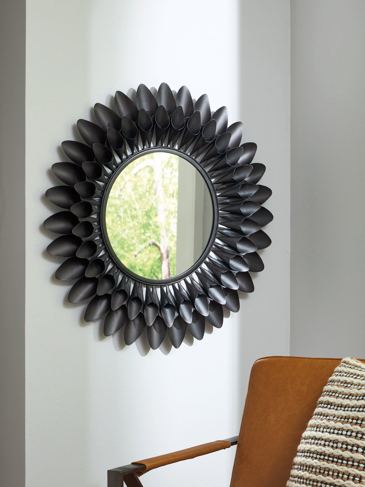 Mega Furniture - Ashley Furniture - Ryenmour Mirror - Accent Mirror / Oil Rubbed Bronze Finish - A8010421