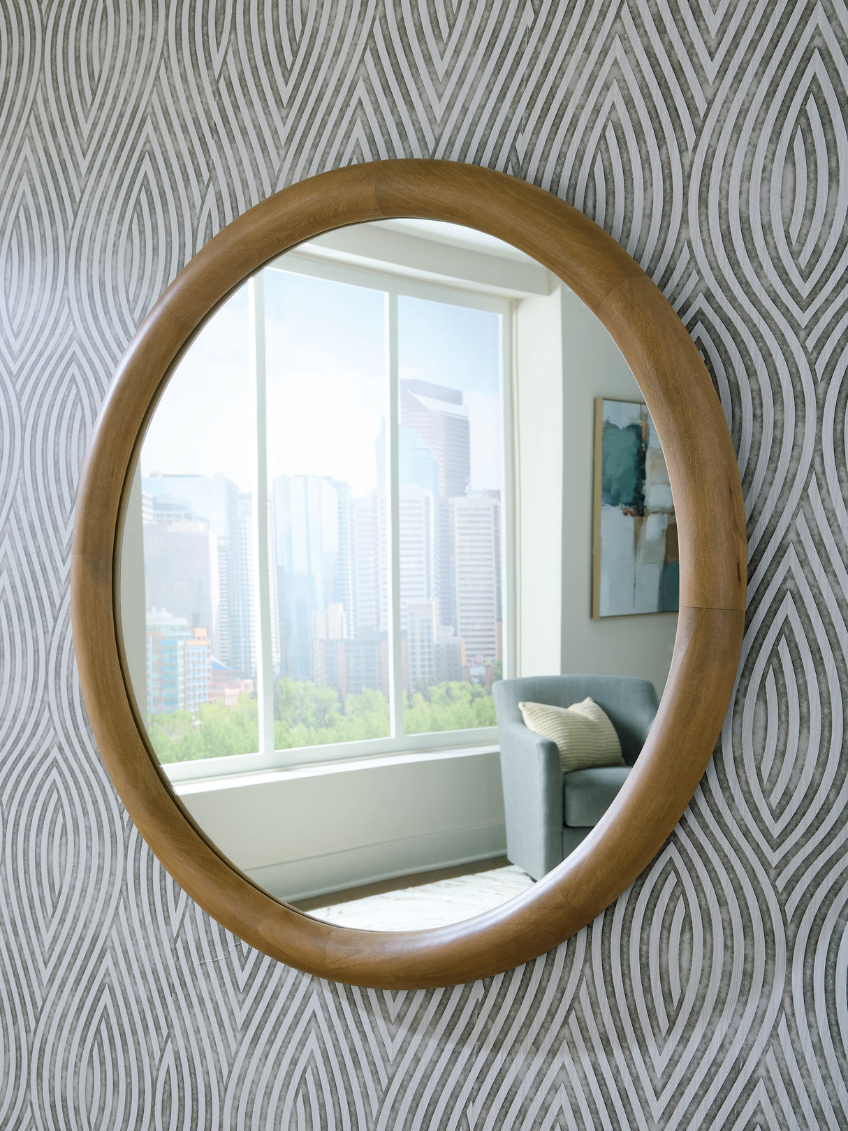 Mega Furniture - Ashley Furniture - Yadiel Mirror - Accent Mirror / Brown - A8010426