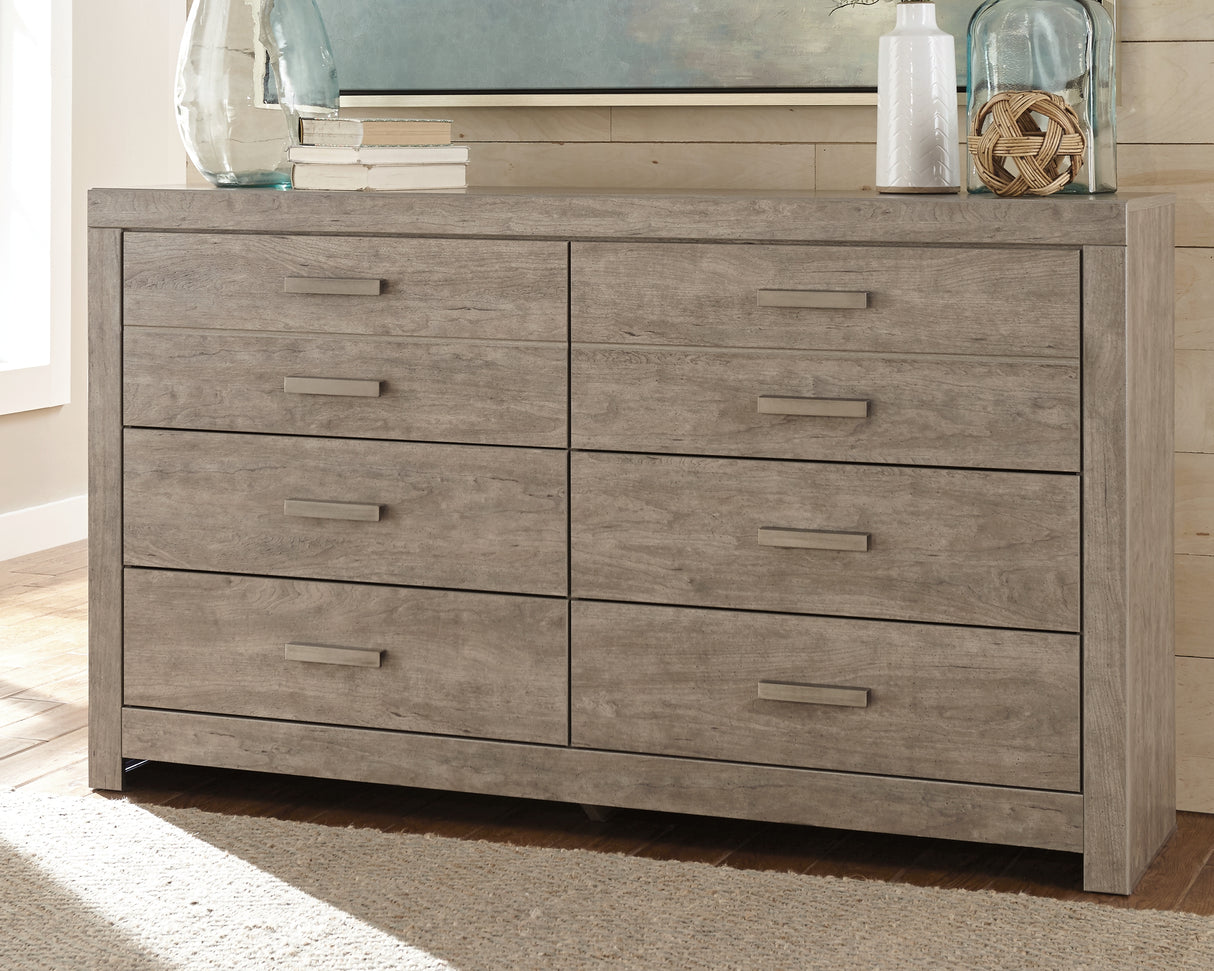 Mega Furniture - Ashley Furniture - Culverbach Bedroom - Six Drawer Dresser / Gray - B070-31
