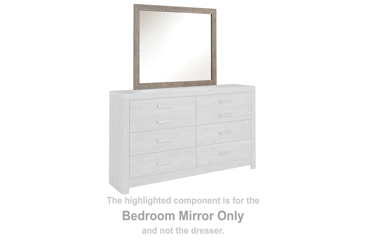 Mega Furniture - Ashley Furniture - Culverbach Bedroom - Bedroom Mirror / Gray - B070-36