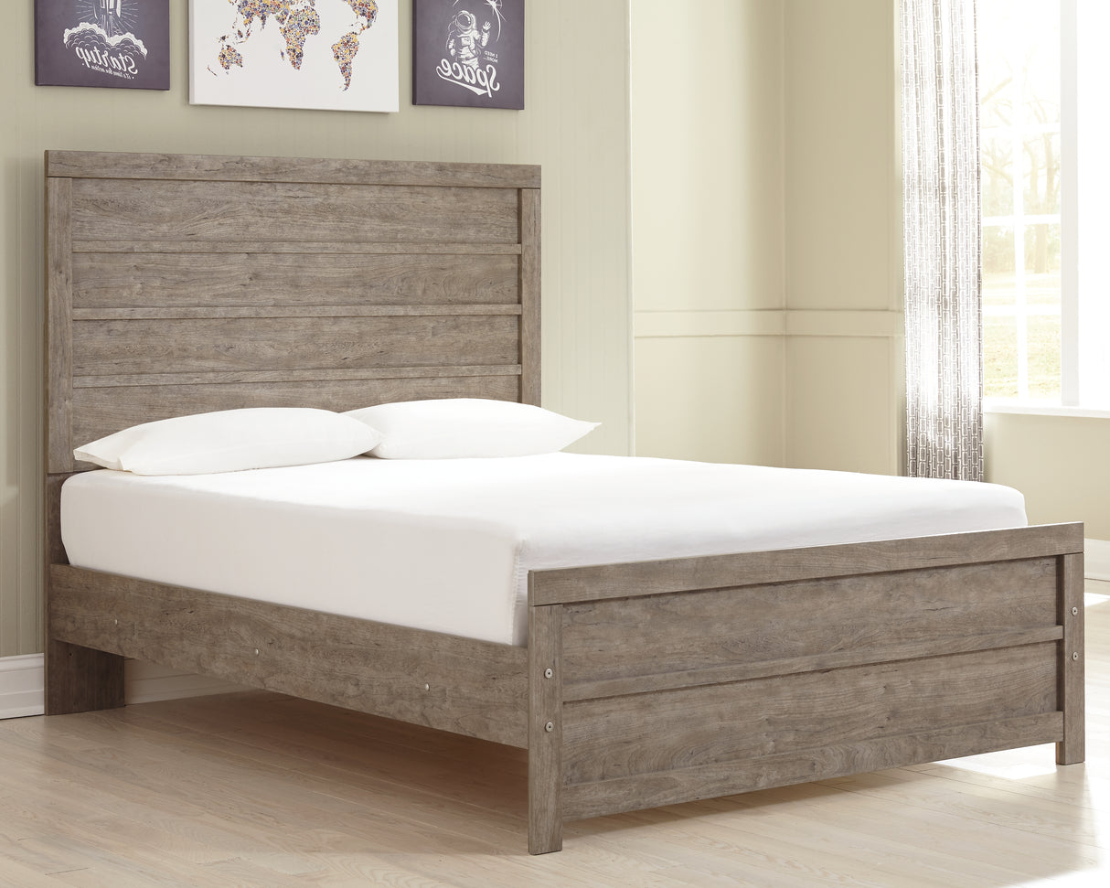 Mega Furniture - Ashley Furniture - Culverbach Bedroom - Full Panel Bed / Gray - B070B3